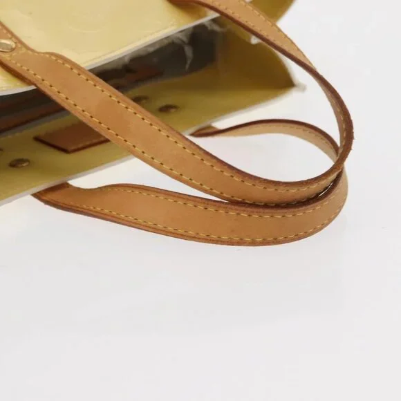 LOUIS VUITTON Monogram Vernis Reade PM Hand Bag Perle M91336 LV Auth ep12257 - Picture 8 of 16